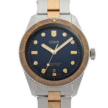 オリス ダイバーズ 65 01 733 7707 4355-07 8 20 17 ブルー メンズ 時計 【中古】【wristwatch】