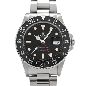 ロレックス GMTマスター 16750 ブラック メンズ 時計 【中古】【wristwatch】