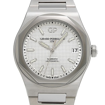 ジラール ペルゴ ロレアート 42mm 81010-11-131-11A ホワイト メンズ 時計 【中古】【wristwatch】