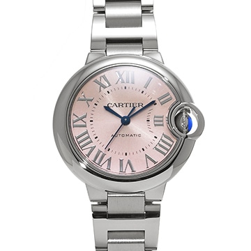 カルティエ バロンブルー ドゥ カルティエ 33mm WSBB0068 ピンク レディース 時計 【中古】【wristwatch】