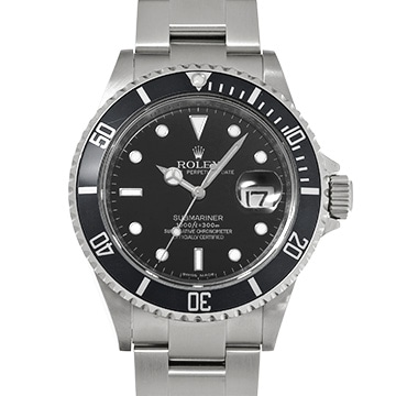 ロレックス サブマリーナ デイト 16610 ブラック メンズ 時計 【中古】【wristwatch】