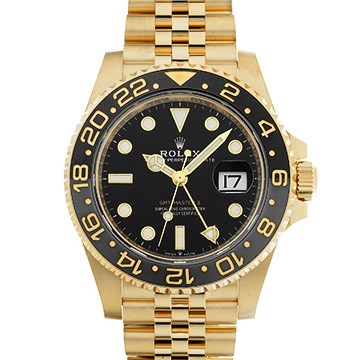 ロレックス GMTマスターII 126718GRNR ブラック メンズ 時計 【中古】【wristwatch】