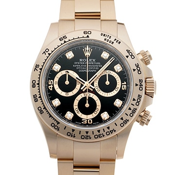 ロレックス コスモグラフ デイトナ 116505G ブラック/ダイヤモンド メンズ 時計 【中古】【wristwatch】