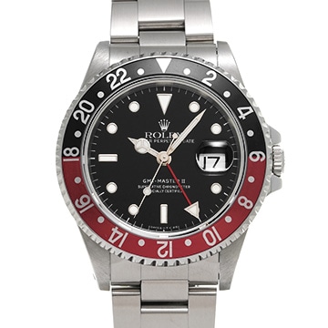 ロレックス GMTマスターII 16710 ブラック メンズ 時計 【中古】【wristwatch】