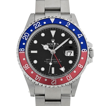 ロレックス GMTマスターII 16710 ブラック メンズ 時計 【中古】【wristwatch】