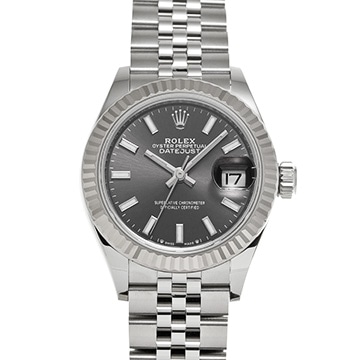 ロレックス デイトジャスト レディ 28 279174 グレー レディース 時計 【中古】【wristwatch】