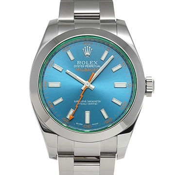 ロレックス ミルガウス 116400GV Zブルー メンズ 時計 【中古】【wristwatch】