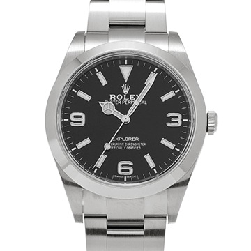 ロレックス エクスプローラー 214270 ブラック メンズ 時計 【中古】【wristwatch】