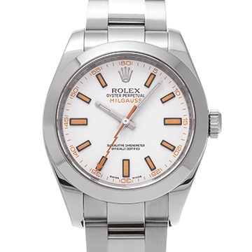 ロレックス ミルガウス 116400 ホワイト メンズ 時計 【中古】【wristwatch】