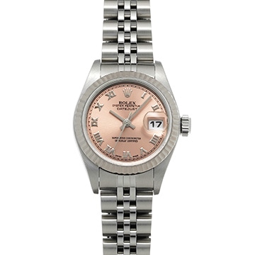 ロレックス デイトジャスト 79174 ピンク レディース 時計 【中古】【wristwatch】