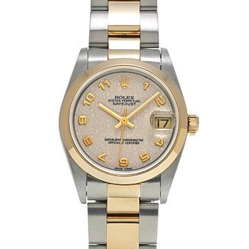 ロレックス デイトジャスト 78243 アイボリーコンピュータ レディース 時計 【中古】【wristwatch】