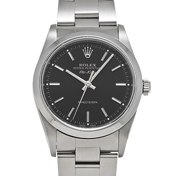 ロレックス エアキング 14000M ブラック メンズ 時計 【中古】【wristwatch】