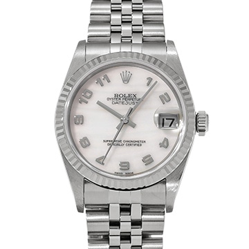 ロレックス デイトジャスト 78274NA ピンクシェル ユニセックス 時計 【中古】【wristwatch】