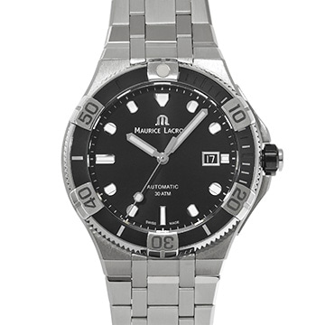 モーリス ラクロア アイコン ベンチュラー オートマティック AI6058-SS002-330-2 ブラック メンズ 時計 【中古】【wristwatch】