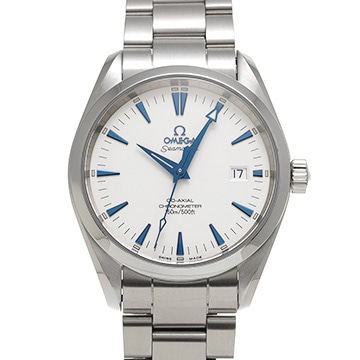 オメガ シーマスター アクアテラ コーアクシャル 2503.33 ホワイト メンズ 時計 【中古】【wristwatch】