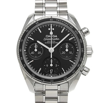 オメガ スピードマスター 38 コーアクシャル 324.30.38.50.01.001 ブラック メンズ 時計 【中古】【wristwatch】