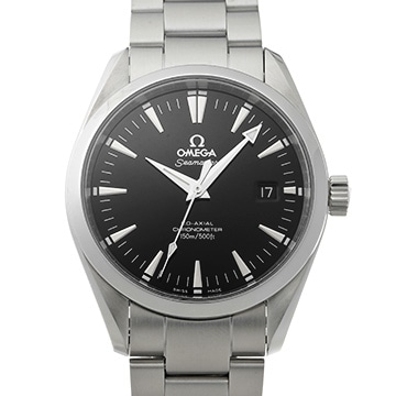 オメガ シーマスター アクアテラ コーアクシャル クロノメーター 2503.50 ブラック メンズ 時計 【中古】【wristwatch】