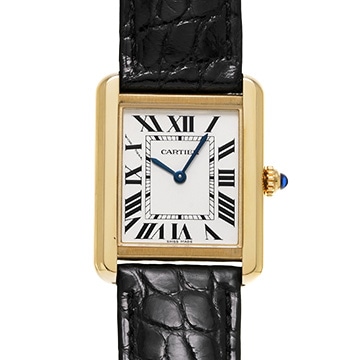 カルティエ タンクソロ SM W5200002 シルバー レディース 時計 【中古】【wristwatch】