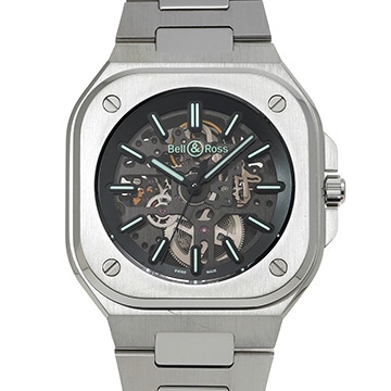 ベル＆ロス BR 05 スケルトン ナイトラム BR05A-BL-SK-ST/SST スケルトン メンズ 時計 【中古】【wristwatch】