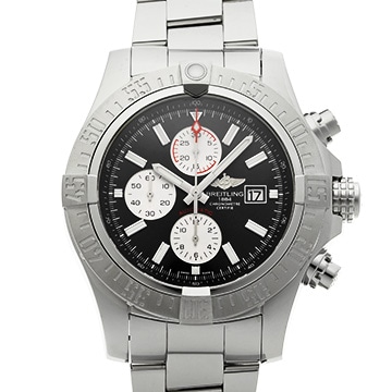 ブライトリング スーパーアベンジャー II A13371111B1A1 ブラック/シルバー メンズ 時計 【中古】【wristwatch】