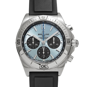 ブライトリング クロノマット B01 42 PB0134101C1S1 アイスブルー/ブラック メンズ 時計 【中古】【wristwatch】