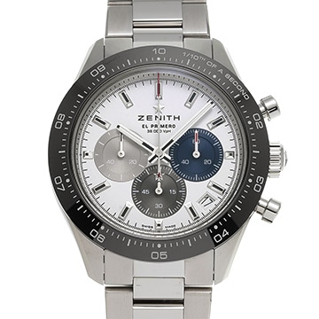 ゼニス クロノマスター スポーツ エル・プリメロ 03.3100.3600/69.M3100 ホワイト メンズ 時計 【中古】【wristwatch】