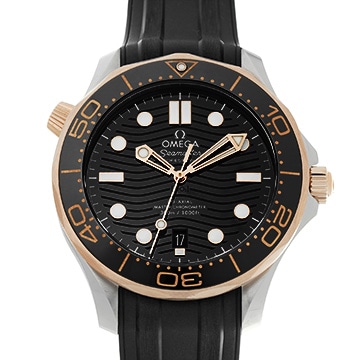 オメガ シーマスター ダイバー300 コーアクシャル マスタークロノメーター 210.22.42.20.01.002 ブラック メンズ 時計 【中古】【wristwatch】