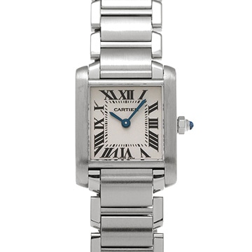 カルティエ タンクフランセーズ SM　 W51008Q3 シルバー レディース 時計 【中古】【wristwatch】