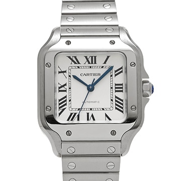 カルティエ サントス ドゥ カルティエ MM WSSA0029 シルバー メンズ 時計 【中古】【wristwatch】