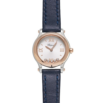 ショパール ハッピースポーツ 278620-6001 ホワイト/ダイヤモンド レディース 時計 【新品】【wristwatch】