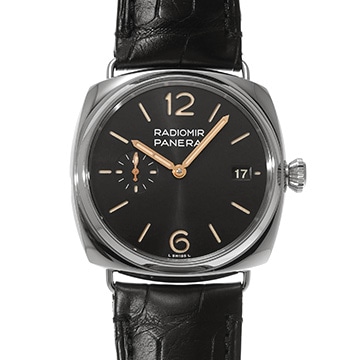 パネライ ラジオミール クアランタ PAM01572 ブラック メンズ 時計 【中古】【wristwatch】