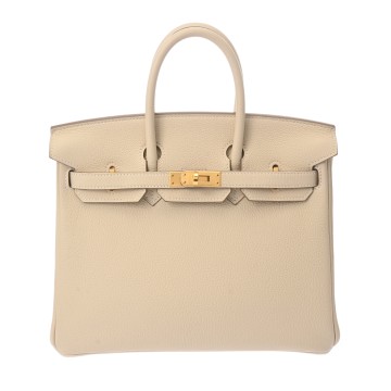 エルメス バーキン 25 クレ トゴ レディース バッグ 【中古】【bag】