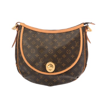ルイ ヴィトン モノグラム トゥラム GM ブラウン M40075 モノグラムキャンバス レディース バッグ 【中古】【bag】