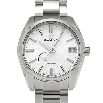 グランドセイコー ヘリテージコレクション スプリングドライブ SBGA465 シルバー メンズ 時計 【中古】【wristwatch】