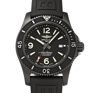ブライトリング スーパーオーシャン オートマチック 46 ブラックスチール M17368B71B1S2 ブラック メンズ 時計 【中古】【wristwatch】