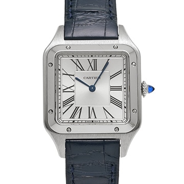 カルティエ サントスデュモン LM WSSA0022 シルバー メンズ 時計 【中古】【wristwatch】