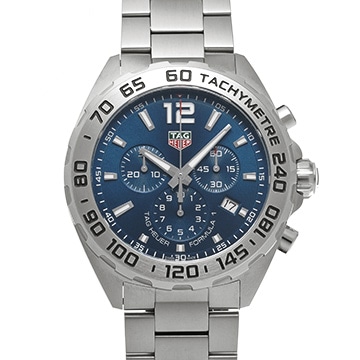 タグ ホイヤー フォーミュラ1 クォーツ クロノグラフ CAZ101K.BA0842 ブルー メンズ 時計 【中古】【wristwatch】