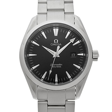オメガ シーマスター アクアテラ クォーツ 2517.50 ブラック メンズ 時計 【中古】【wristwatch】