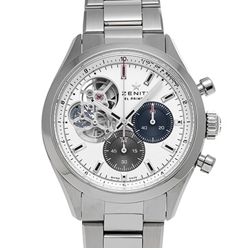 ゼニス クロノマスター エル・プリメロ オープン 03.3300.3604/69.M3300 シルバーマット メンズ 時計 【中古】【wristwatch】