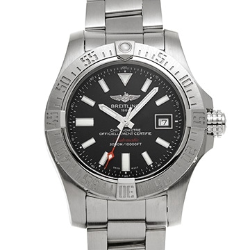 ブライトリング アベンジャーII シーウルフ A1733110/BC30 ブラック メンズ 時計 【中古】【wristwatch】