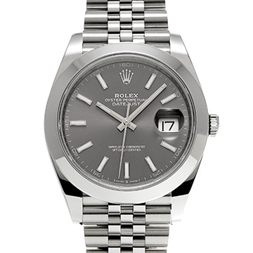 ロレックス デイトジャスト 41 126300 スレート メンズ 時計 【中古】【wristwatch】