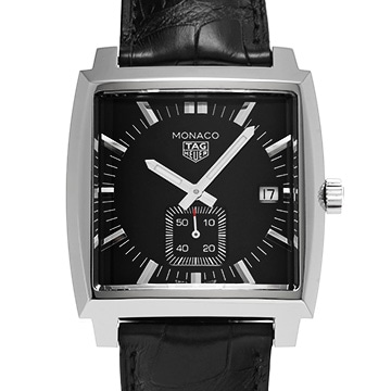 タグ ホイヤー モナコ クォーツ WAW131A.FC6177 ブラックラッカー ユニセックス 時計 【中古】【wristwatch】