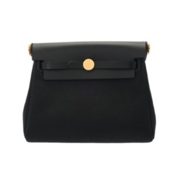 エルメス エールバッグ ジップ ミニ ブラック トワルミリタリー/ヴァッシュハンター レディース バッグ 【新品】【bag】