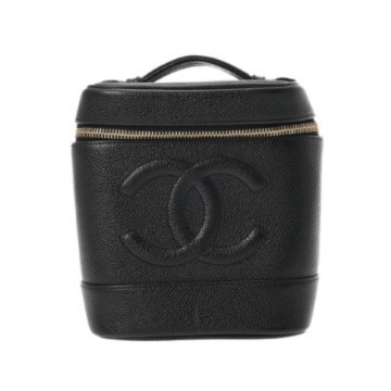 シャネル バニティ ブラック A01998 キャビアスキン レディース バッグ 【中古】【bag】