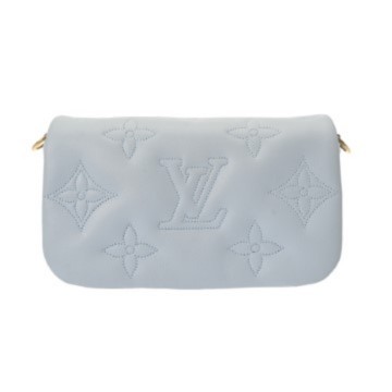 ルイ ヴィトン ウォレットオンストラップ ブルーグラシエール M81399 バブルグラム レディース バッグ 【中古】【bag】