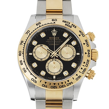 ロレックス コスモグラフ デイトナ 126503G ブライトブラック/シャンパン/ダイヤモンド メンズ 時計 【中古】【wristwatch】