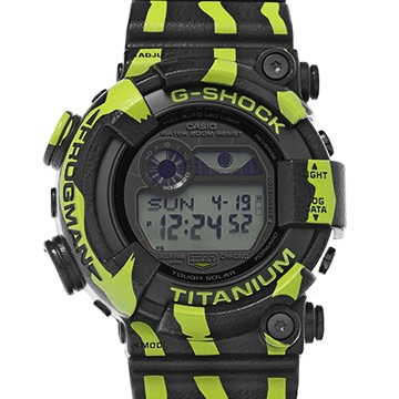 カシオ MASTER OF G  FROGMAN GW-8200TPF-1JR ブラック メンズ 時計 【中古】【wristwatch】