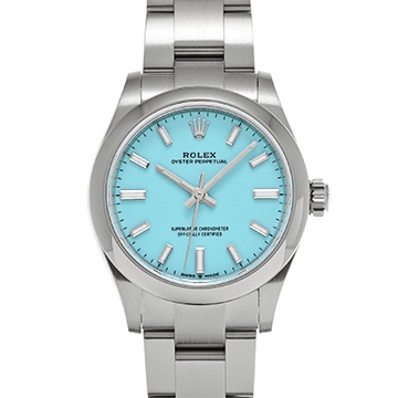 ロレックス オイスターパーペチュアル 31 277200 ターコイズブルー ユニセックス 時計 【中古】【wristwatch】