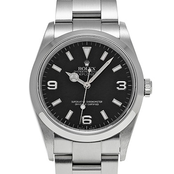 ロレックス エクスプローラー 114270 ブラック メンズ 時計 【中古】【wristwatch】