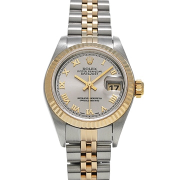ロレックス デイトジャスト 79173 グレー レディース 時計 【中古】【wristwatch】